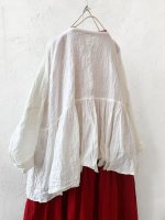 画像6: MARCHE' DE SOEUR／ギャザープルオーバー・オフホワイト (6)