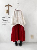 画像9: MARCHE' DE SOEUR／ノースリーブワンピース・レッド (9)