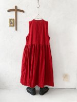 画像7: MARCHE' DE SOEUR／ノースリーブワンピース・レッド (7)