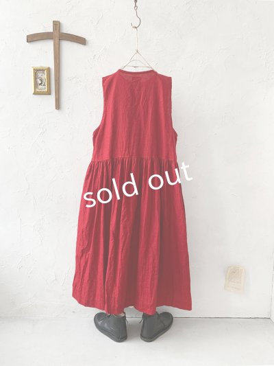 画像7: MARCHE' DE SOEUR／ノースリーブワンピース・レッド