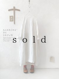 MARCHE' DE SOEUR／シンプルワンピース・オフホワイト