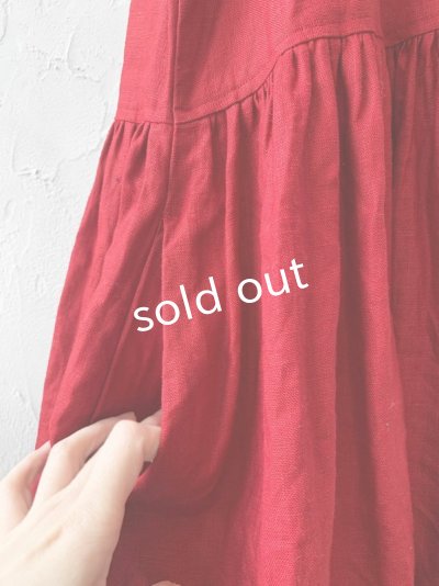 画像5: MARCHE' DE SOEUR／ノースリーブワンピース・レッド