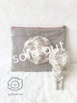 sukekiyo／スケキヨの大きめポーチ