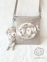 sukekiyo／スケキヨのポシェット・くろファスナー