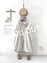 MARCHE' DE SOEUR／ピエロサロペット・生成り