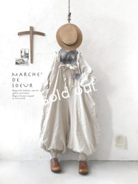 MARCHE' DE SOEUR／ピエロサロペット・生成り