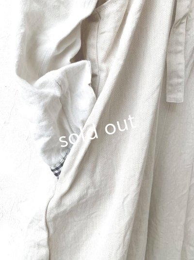 画像4: MARCHE' DE SOEUR/ピエロサロペット・生成り