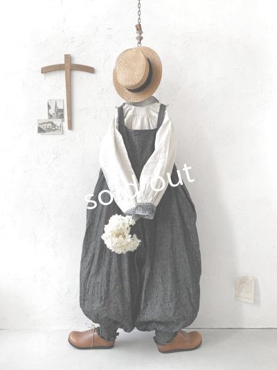 画像8: MARCHE' DE SOEUR/ピエロサロペット・杢ブラック