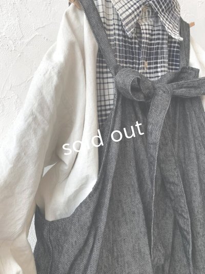 画像6: MARCHE' DE SOEUR/ピエロサロペット・杢ブラック