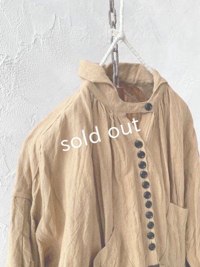 画像9: HALLELUJAH／1890's Bourgeron 羊飼いシャツワンピース・mimosa