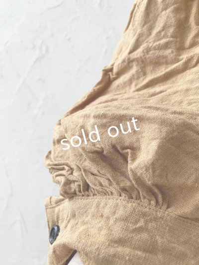 画像7: HALLELUJAH／1890's Bourgeron 羊飼いシャツワンピース・mimosa