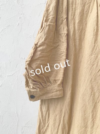 画像5: HALLELUJAH／1890's Bourgeron 羊飼いシャツワンピース・mimosa