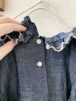 画像9: MARCHE' DE SOEUR／ラッフルバルーンプルオーバー・ダンガリー (9)