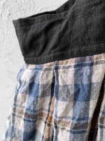画像5: MARCHE' DE SOEUR／エプロンワンピース・黒×ブルーチェック (5)