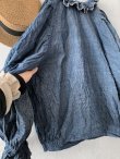 画像7: MARCHE' DE SOEUR／ラッフルバルーンプルオーバー・ダンガリー (7)