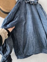 画像7: MARCHE' DE SOEUR／ラッフルバルーンプルオーバー・ダンガリー (7)