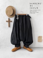 画像1: MARCHE' DE SOEUR／王様パンツ・黒 (1)