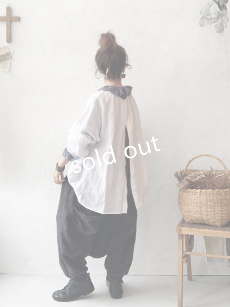 画像10: MARCHE' DE SOEUR／王様パンツ・黒 (10)
