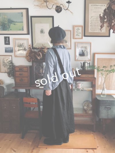 画像9: MARCHE' DE SOEUR／ワンショルダースカート・黒