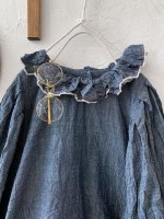 画像2: MARCHE' DE SOEUR／ラッフルバルーンプルオーバー・ダンガリー (2)
