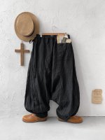 画像3: MARCHE' DE SOEUR／王様パンツ・黒 (3)