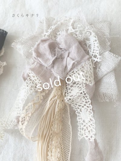 画像4: pollenbienco/アンティークタッセルのブローチ