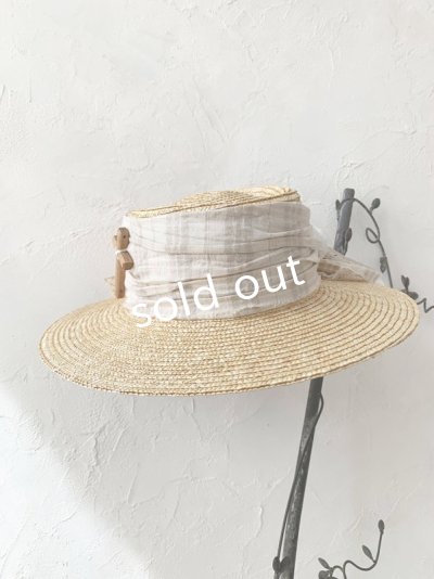 画像7: pollenbienco／アンティークレースの帽子・B