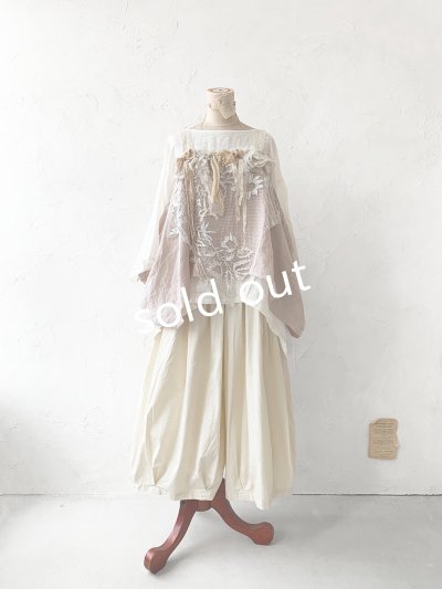 画像8: pollenbienco/アンティークレースのキャミジレ・くすみピンク