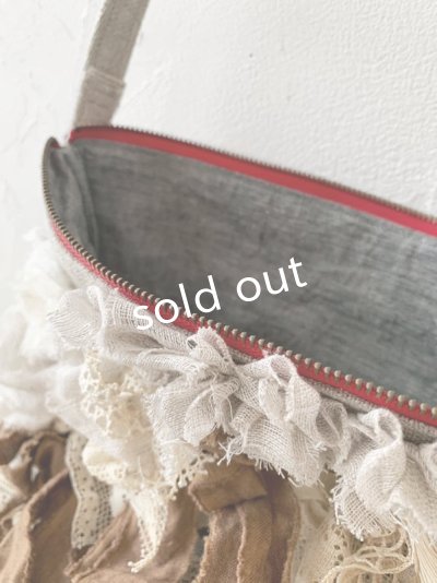 画像10: pollenbienco/アンティークレースのウエストポーチ