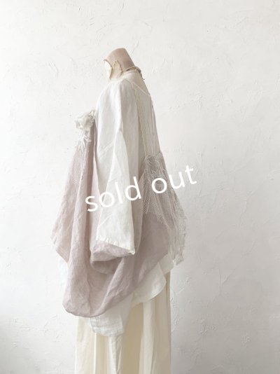 画像11: pollenbienco/アンティークレースのキャミジレ・くすみピンク