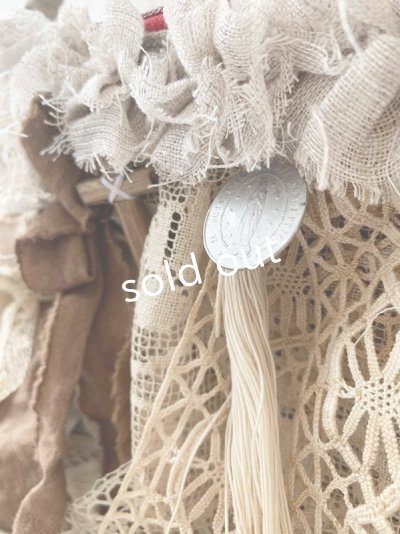 画像4: pollenbienco/アンティークレースのウエストポーチ