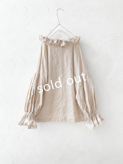 画像8: pollenbienco/アンティークレースのラッフルプルオーバー