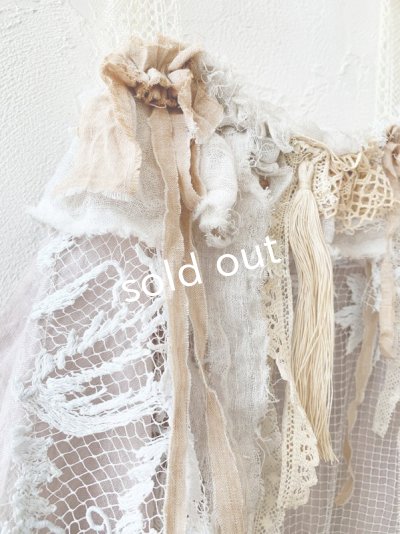 画像4: pollenbienco/アンティークレースのキャミジレ・くすみピンク