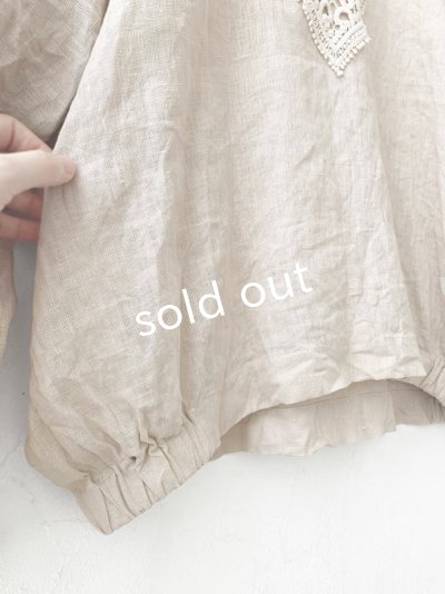 画像7: pollenbienco/アンティークレースのラッフルプルオーバー