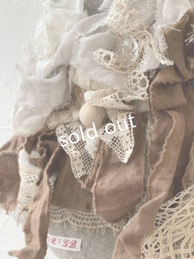 画像5: pollenbienco/アンティークレースのウエストポーチ