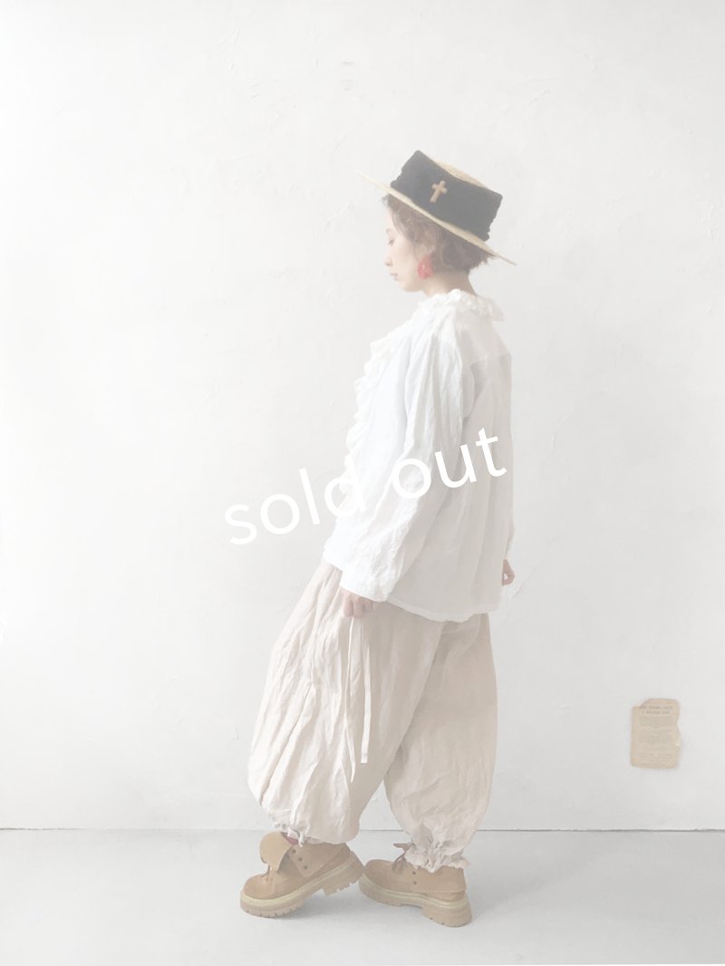 画像9: MARCHE' DE SOEUR/ ギャザーパンツ・紅茶 (9)