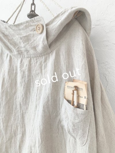 画像3: MARCHE' DE SOEUR/フードワンピース・生成り