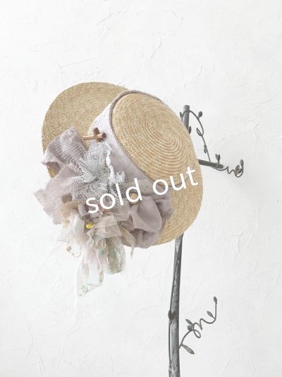 画像6: pollenbienco／アンティークレースの帽子・C