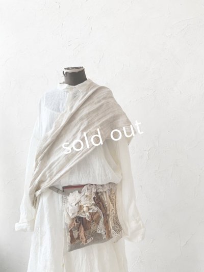 画像11: pollenbienco/アンティークレースのウエストポーチ