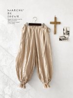 画像1: MARCHE' DE SOEUR/ ギャザーパンツ・紅茶 (1)