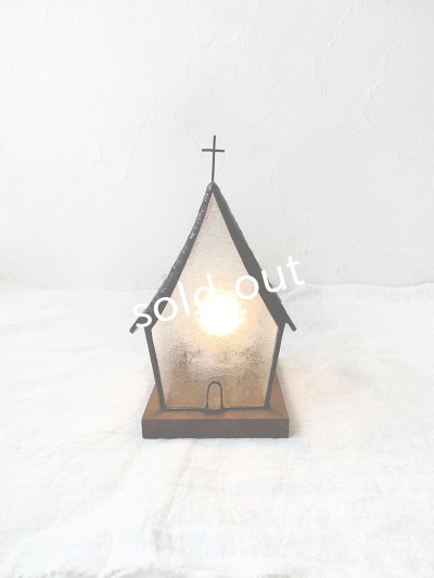 画像4: caco grass works／うろこ屋根の教会のランプ