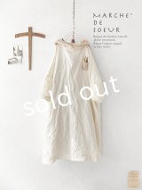 MARCHE' DE SOEUR／フードワンピース・オフ×ベージュ
