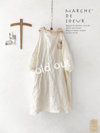 MARCHE' DE SOEUR／フードワンピース・オフ×ベージュ