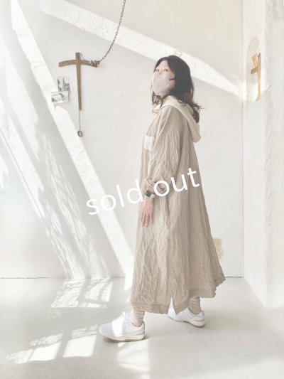 画像14: MARCHE' DE SOEUR／フードワンピース・生成り×オフ