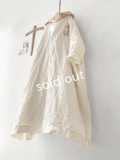 画像6: MARCHE' DE SOEUR／フードワンピース・オフ×ベージュ