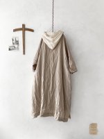 画像10: MARCHE' DE SOEUR／フードワンピース・生成り×オフ (10)