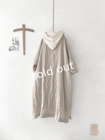 画像10: MARCHE' DE SOEUR／フードワンピース・生成り×オフ