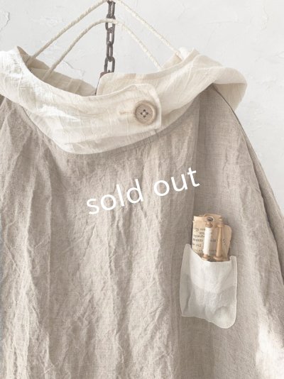 画像3: MARCHE' DE SOEUR／フードワンピース・生成り×オフ