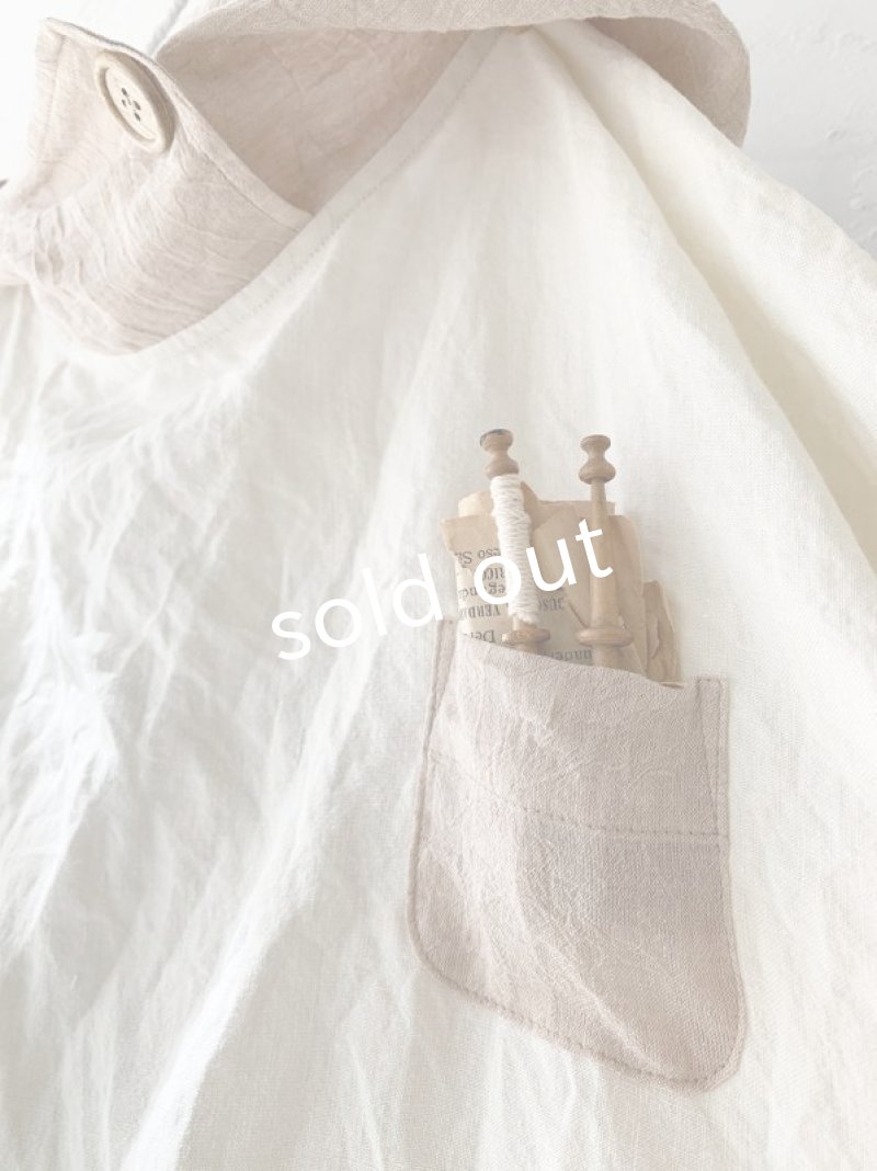 画像3: MARCHE' DE SOEUR／フードワンピース・オフ×ベージュ (3)