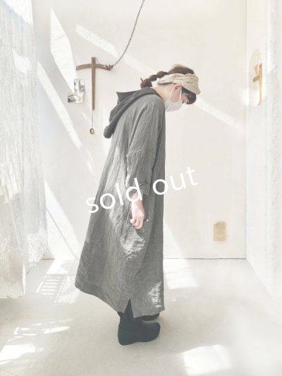 画像10: MARCHE' DE SOEUR/フードワンピース・杢ブラック×黒